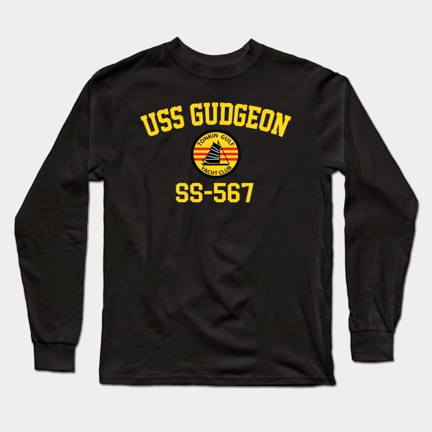 USS Gudgeon SS-567 Long Sleeve T-Shirt by Tonkin Gulf Yacht Club